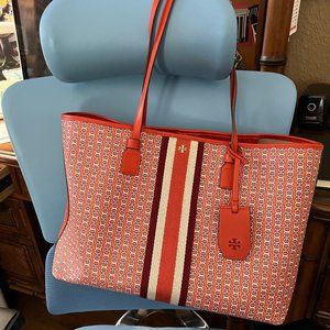 Tori Burch Logo Tote